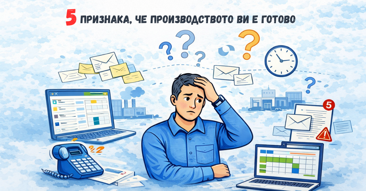 5 признака, че производството ви е готово за софтуер