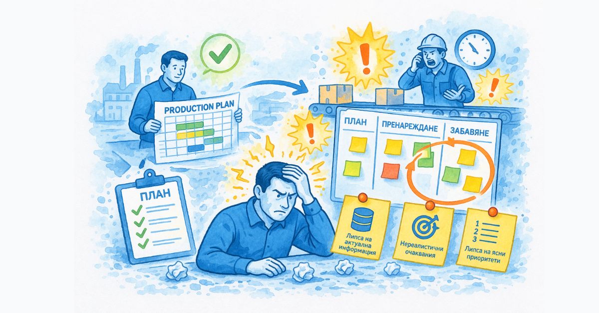 Най-честите грешки при планиране в едно производство